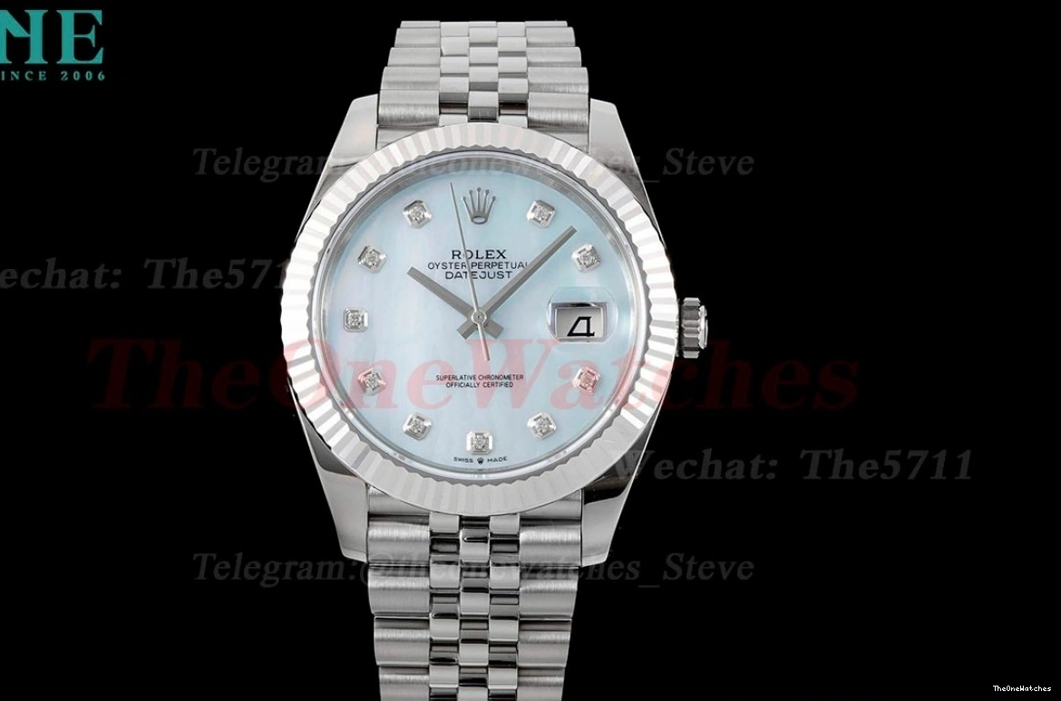 904L Datejust 126334 Jubilee 41mm Flt King Dial Mop SS SS VR3235 0301